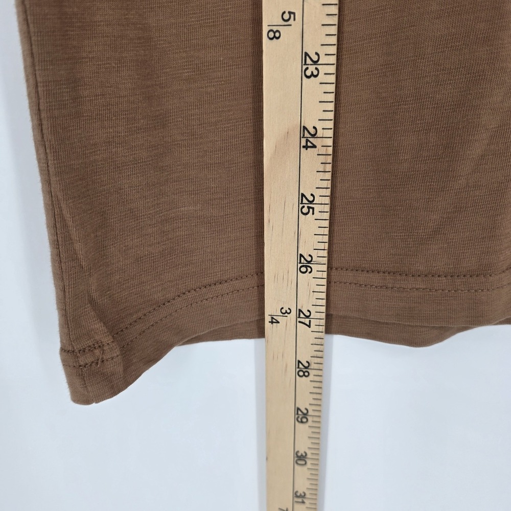 New Faherty T Shirt Mens Medium Sunwashed Brown Organic Cotton Outdoors Hiking - Picture 8 of 8